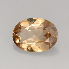 Axinita Marrom dourado Natural 1.86ct, Corte Oval, VS