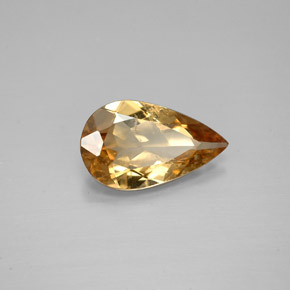 Axinita Marrom dourado Natural 1.59ct, Formato de pêra, VS