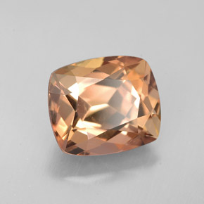Axinita marrom natural 3,66ct, almofada cortada, VVS