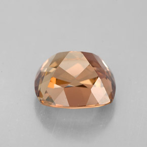 Axinita marrom natural 3,66ct, almofada cortada, VVS