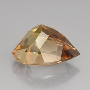 Axinita Marrom dourado Natural 4.63ct, Formato de pêra, VS