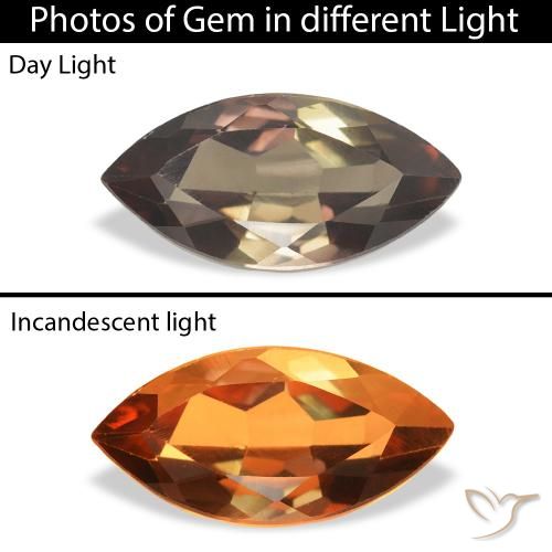 1.05ct Natural Marrom claro Axinita, Marquesa, SI