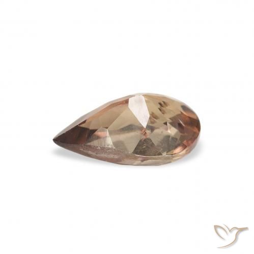 Axinita Marrom escuro Natural 0.86ct, Formato de pêra, SI