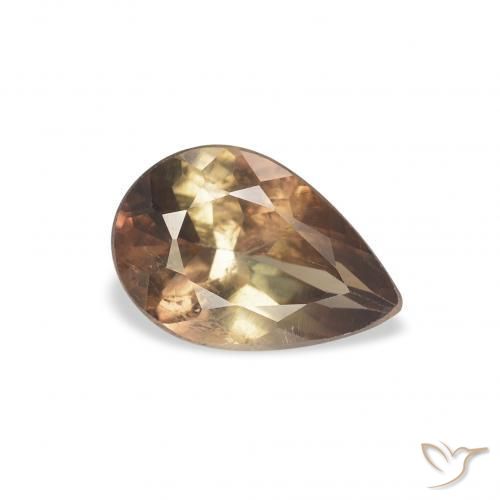 Axinita Marrom escuro Natural 1.05ct, Formato de pêra, SI
