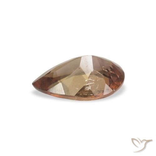 Axinita Marrom escuro Natural 1.05ct, Formato de pêra, SI