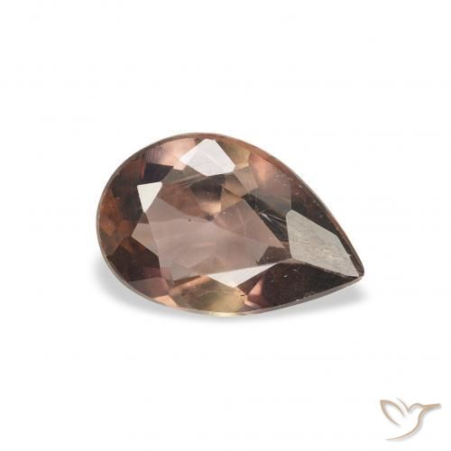Axinita Castanho claro médio Natural 1.04ct, Formato de pêra, SI