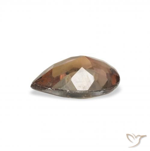 Axinita Castanho claro médio Natural 1.04ct, Formato de pêra, SI