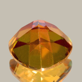 Topázio azotic multicolorido natural 11,78ct, trillion, VVS-VS