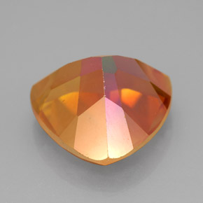 Topázio azotic multicolorido natural 11,76ct, trillion, VVS