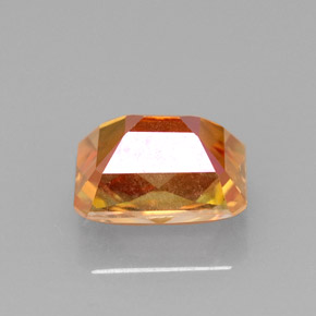 Topázio azotic multicolorido natural 2,17ct, corte esmeralda, VVS