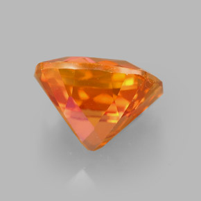 Topázio azotic multicolorido natural 2,67ct, almofada cortada, VVS