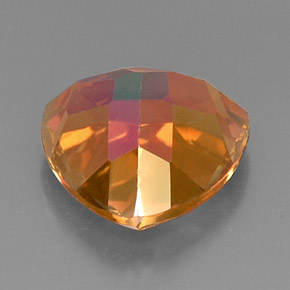 Topázio azotic multicolorido natural 11,44ct, trillion, VVS-VS