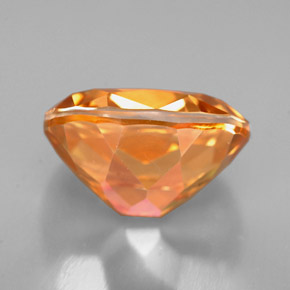 Topázio azotic multicolorido natural 5,36ct, corte oval, VVS-VS