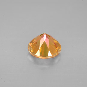Topázio azotic multicolorido natural 2,20ct, corte redondo, VS