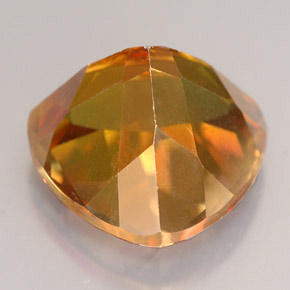 Topázio azotic multicolorido natural 11,98ct, trillion, VVS