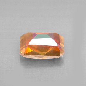 Topázio Azotic Top Rainbow Natural 2,63ct, Corte Esmeralda, VVS-VS