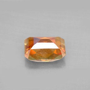 Topázio Nítrico Top Rainbow Natural 2.31ct, Corte Esmeralda, VVS-VS