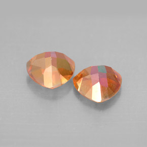 Pedras preciosas de topázio azotic multicolorido natural de  ct, trillion, VVS-VS