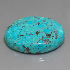 azurita Azul Multicor Natural 46.34ct, Corte Oval, Opaco