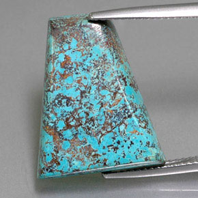 Azurita azul multicolorido natural 13,18ct, forma extravagante, opaco