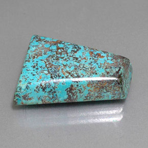 Azurita azul multicolorido natural 13,18ct, forma extravagante, opaco