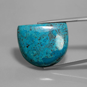 Azurita azul natural 29,51ct, forma extravagante, opaco