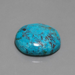 azurita Azul Multicor Natural 19.59ct, Corte Oval, Opaco