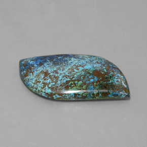 Azurita azul natural 58,51ct, forma extravagante, opaco
