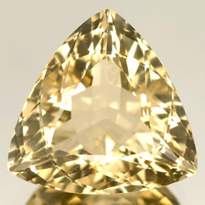 Berilo amarelo natural 5,34ct, trillion, VVS