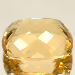 Berilo amarelo natural 7,10ct, almofada cortada, VVS