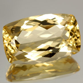 Berilo amarelo natural 4,83ct, forma extravagante, VVS