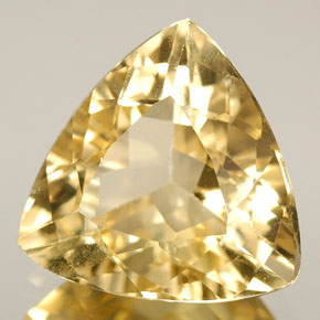 Berilo amarelo natural 2,71ct, trillion, VVS