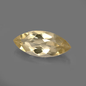 Berilo amarelo natural 2,09ct, marquise, VVS
