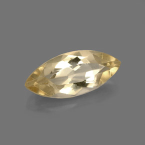 Berilo amarelo natural 2,09ct, marquise, VVS