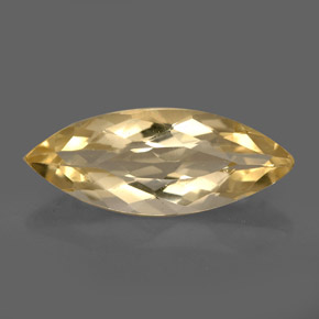 Berilo amarelo natural 2,80ct, marquise, IF