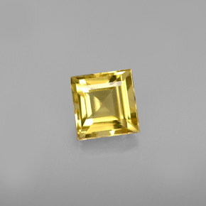 Berilo Amarelo Dourado Natural 0.65ct, Quadrado, VVS