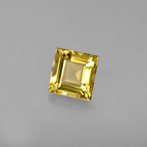 Berilo Amarelo Dourado Natural 0.65ct, Quadrado, VVS
