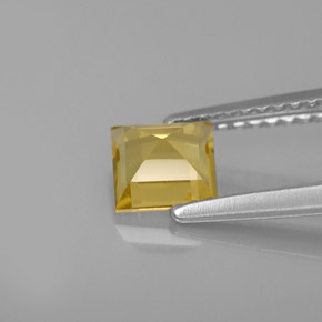 Berilo Amarelo Dourado Natural 0.65ct, Quadrado, VVS