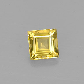 Berilo Amarelo Dourado Natural 0,55ct, Quadrado, VVS