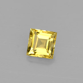 Berilo Amarelo Dourado Natural 0,55ct, Quadrado, VVS