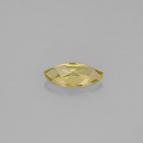 Berilo amarelo natural 0,51ct, marquise, VVS