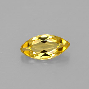 Berilo amarelo natural 0,47ct, marquise, VVS