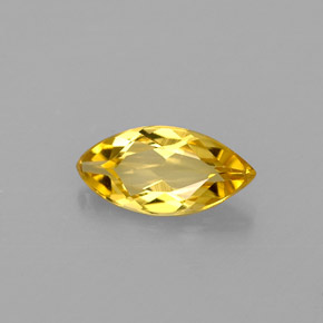 Berilo amarelo natural 0,47ct, marquise, VVS