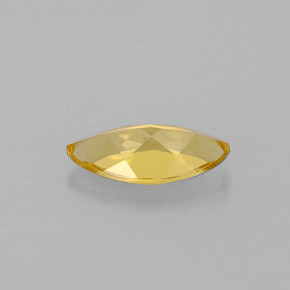 Berilo amarelo natural 0,47ct, marquise, VVS