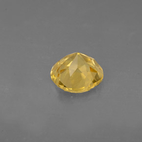 Berilo amarelo natural 0,67ct, corte redondo, VVS-VS