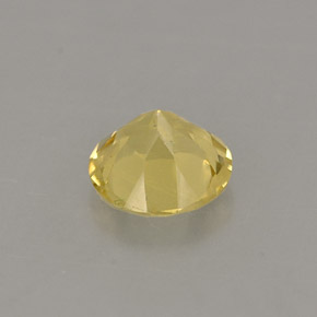 Berilo Amarelo Dourado Natural 0,39ct, Corte Redondo, VS