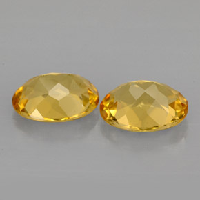 Pedras preciosas de Berilo Amarelo Dourado natural de  ct, Corte Oval, VVS-VS