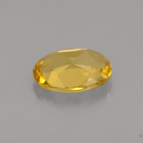 Berilo Amarelo Dourado Natural 0,68ct, Corte Oval, VVS-VS