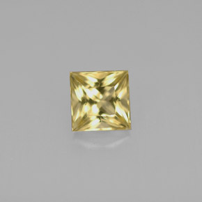 Berilo Amarelo Dourado Natural 0.64ct, Quadrado, VVS