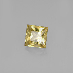 Berilo Amarelo Dourado Natural 0.64ct, Quadrado, VVS